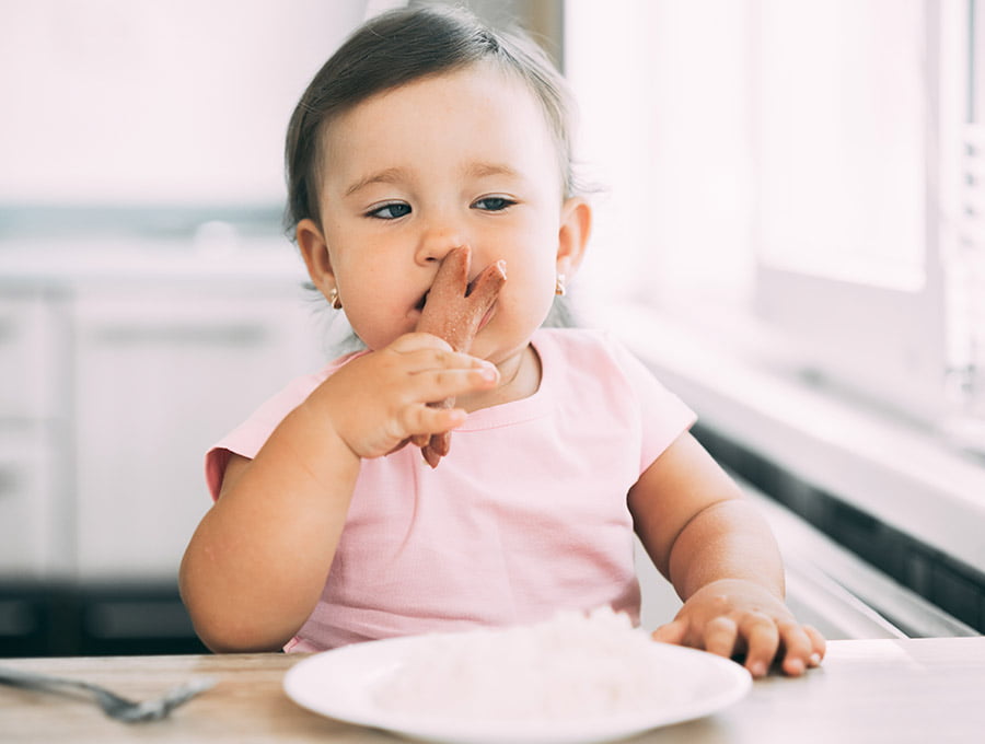 ¡El bebé odia las carnes! Con alternativas a los purés